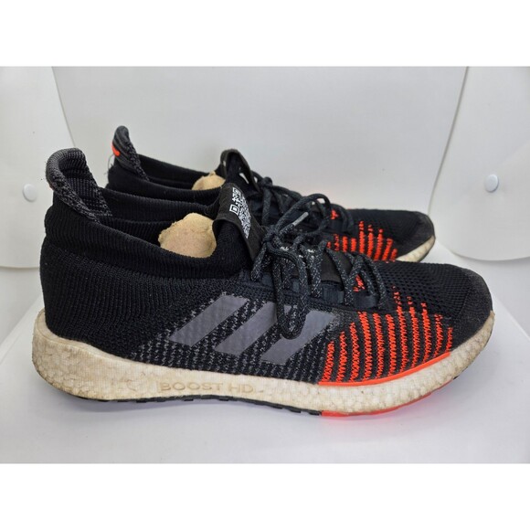 Adidas PulseBoost HD Shoes Mens 12 Black Solar Red Running Athletic Gym Sneakers main image 8